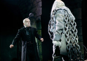 Edinburgh Christmas-Carol: Crawford Logan and Grant O'Rourke. Photo by Mihaela Bodlovic