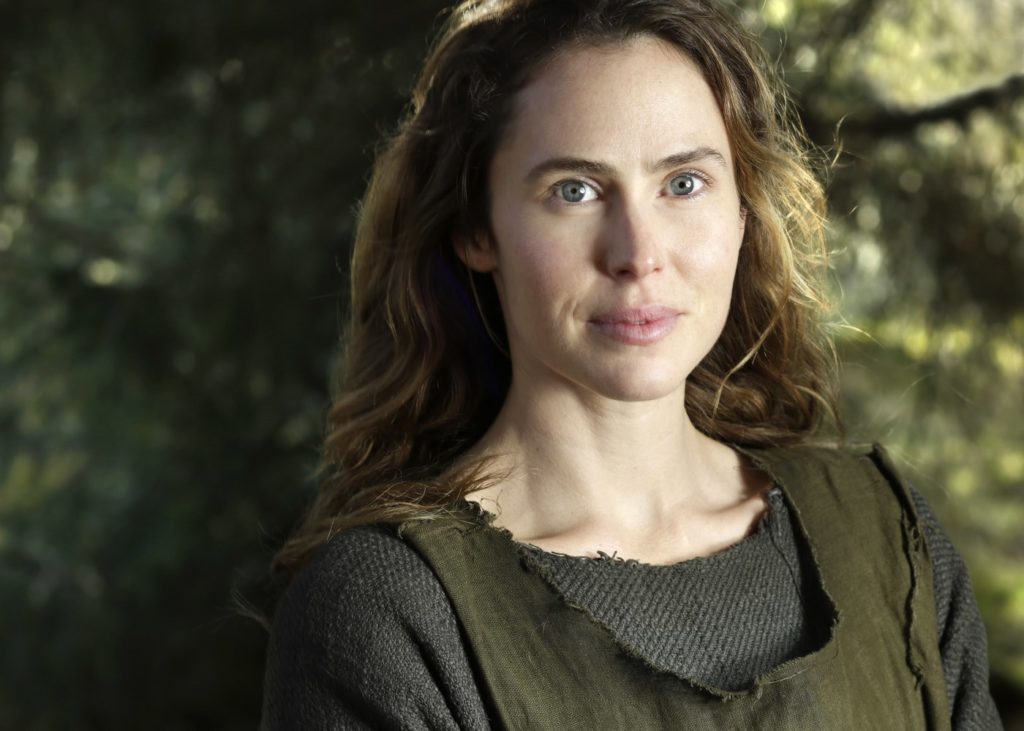 Anna Hutchison as Morag in Robert the Bruce. On location in Scotland. Photo by David Ho.